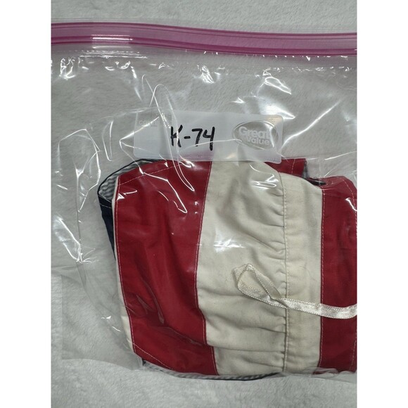 Vintage 90s Tommy Hilfiger American Flag Halter Top Women's Large Reversible NWT - Picture 14 of 14
